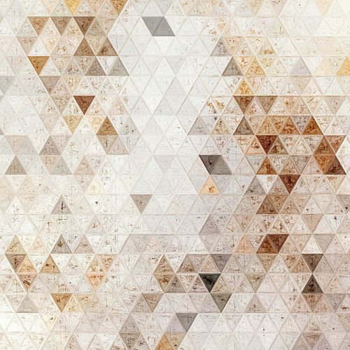 Mozaïek cappucino bruin wit #mozaïek