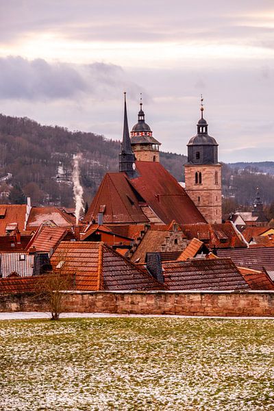Short winter hike through the half-timbered town of Schmalkalden - Thuringia - Germany by Oliver Hlavaty