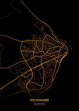 Helsingør Stadsplattegrond van Kenda Maruyama