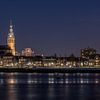 St. Stevenskerk - Nijmegen blaue Stunde von Henk Verheyen