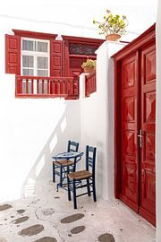 Drie kleuren op Mykonos
