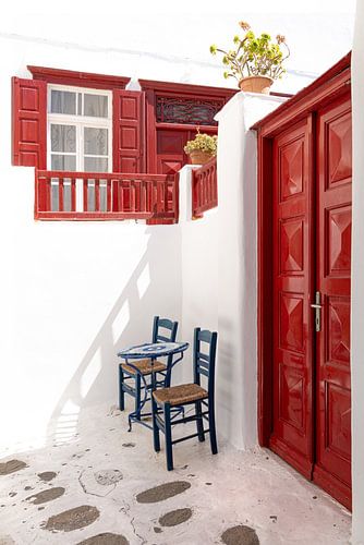 Trois couleurs à Mykonos sur Thomas Herzog