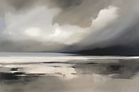 Abstracte zee van Artsy thumbnail