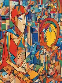 Mann Und Eine Frau Stil Abstrakt von TOAN TRAN