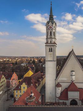 Uitzicht over de daken van Schrobenhausen van ManfredFotos