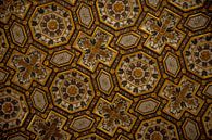 Religious pattern in ceiling of Italian church by Esther esbes - kleurrijke reisfotografie thumbnail