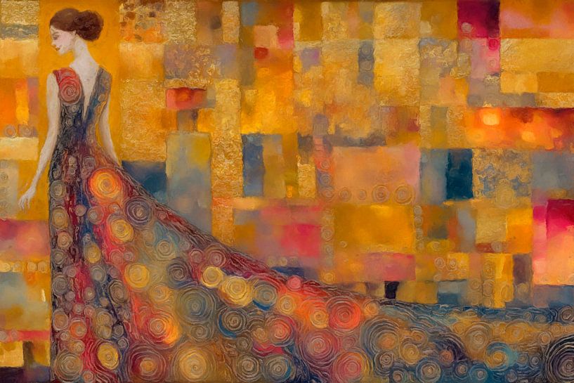 Woman in Ornate Dress by Whale & Sons