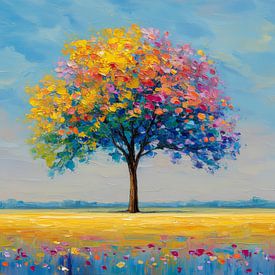 Baum voller bunter Blätter von ARTemberaubend