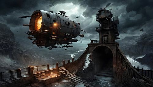 UFO at the landing site