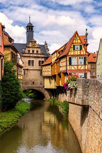 Marktbreit in Beieren, Duitsland