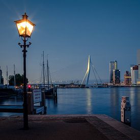 Veerhaven, Rotterdam mit Blick auf kop van zuid und Erasmusbrug, Rotterdam von Robbert van Rijsewijk