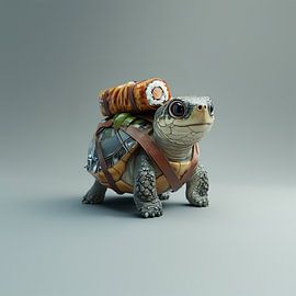 Happy Sushi Turtle sur Sander van der Torren