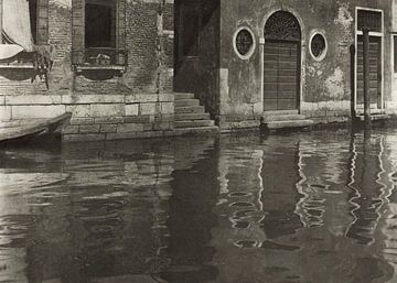 Reflecties - Venetië (1894) door Alfred Stieglitz van Peter Balan