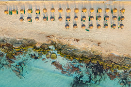 Strand in Cala Millor auf Mallorca, Spanien von Michael Abid