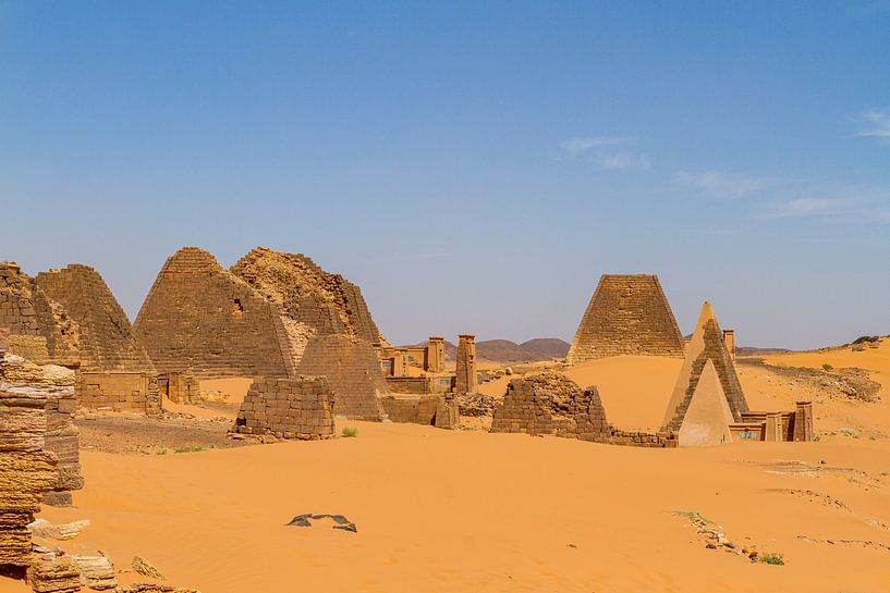 Die Pyramiden von Meroe von Roland Brack