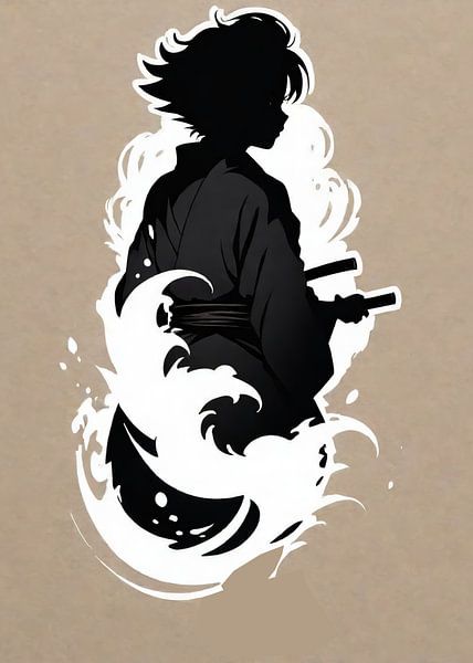 Silhouette Tajiro Kamado von Muhammad Yunus