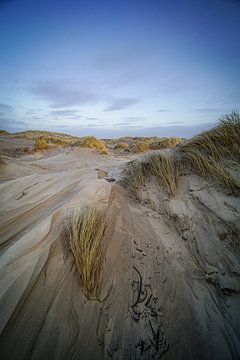 Sand and wind on the coast by Dirk van Egmond