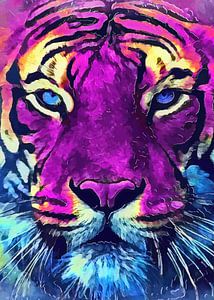 Tiger animal art #tiger