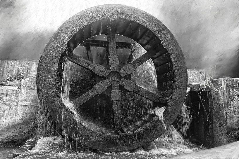 Water wheel by Harry Stok