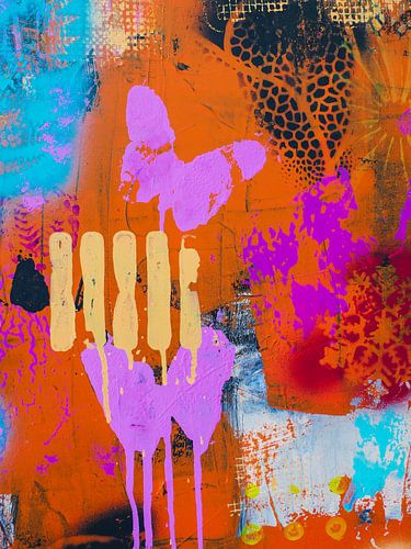 Pink butterflies von Gabi Hampe