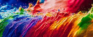 abstrakter Hintergrund Splash mit Farbverlauf 13 von Animaflora PicsStock