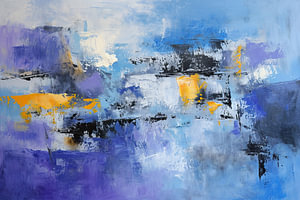 Abstraktes Blau