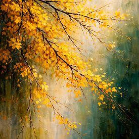 Leuchtender Laubfall von Uwe Kiefer