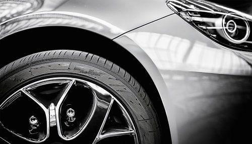 Racing car with details
