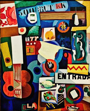 Ohne Titel - Coty (ca. 1917) von Amadeo de Souza-Cardoso von Peter Balan