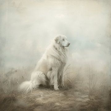 The Pyrenean Mountain Dog in Vintage Splendour by Karina Brouwer