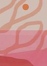 Abstracte vormen en lijnen in pastel nr. 2_6 van Dina Dankers thumbnail