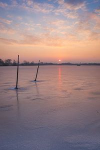 Lever de soleil à Ankeveen