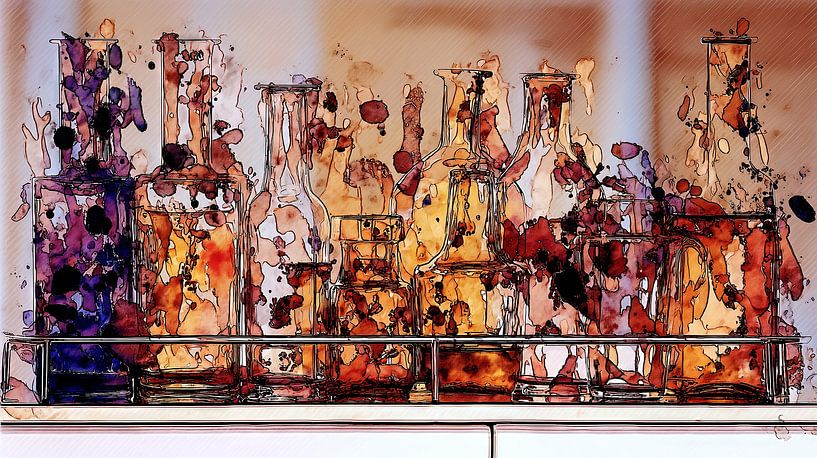 Alchemy of bottles by Frank Heinz