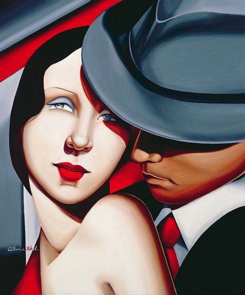 Adam & Eve, Gangster Study van Catherine Abel