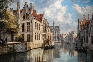 Ruhe am Fluss in Gent