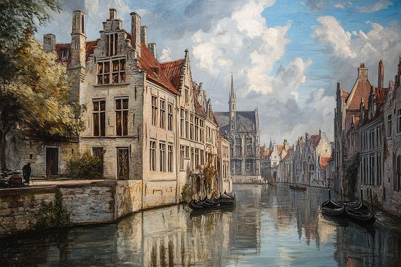 Rust en stilte aan de rivier in Gent van Skyfall
