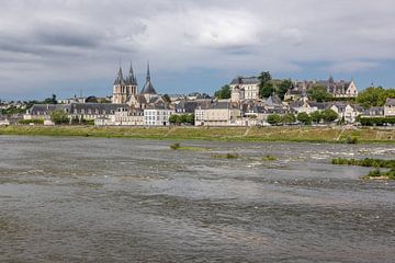 Zicht op de stad Blois van Easycopters