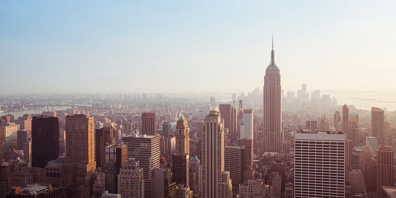 New York Panorama VI van Jesse Kraal