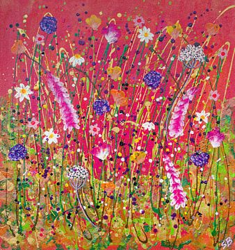 Wildbloemen in bloei van Suzette Bakker