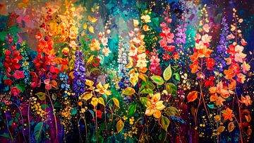 Sommerblumengarten: Üppige Sommerblüten von Studio Pieternel