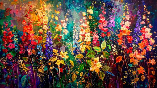 Zomerse bloementuin: Uitbundige zomerbloeiers