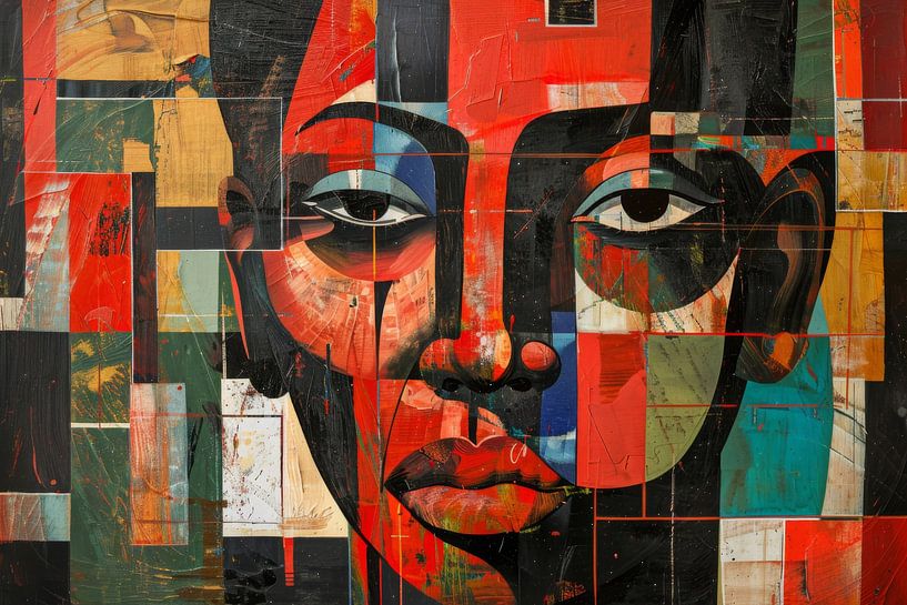 Abstract Painting Woman by Poster Art Shop