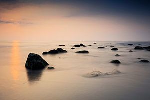 sfeervolle zonsondergang langs de Noordzee van gaps photography