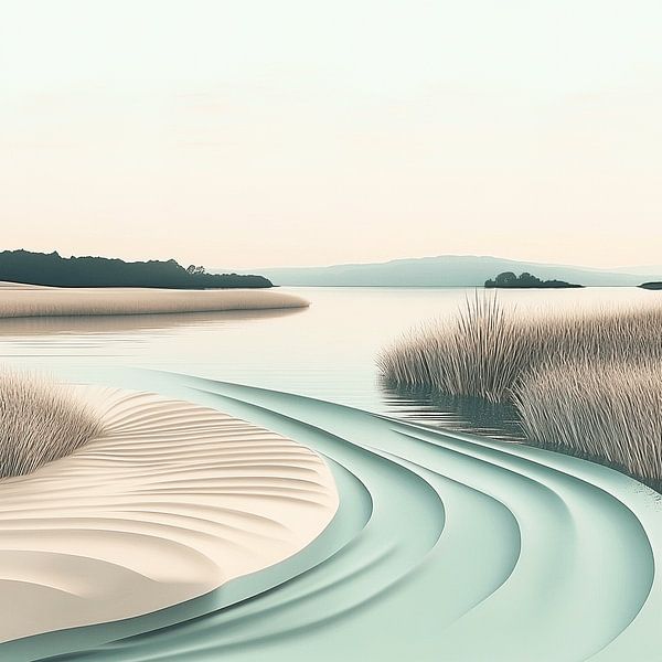 Lines in the Water | Calming by Karina Brouwer