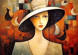 Modern Portrait by Eye catching paintings