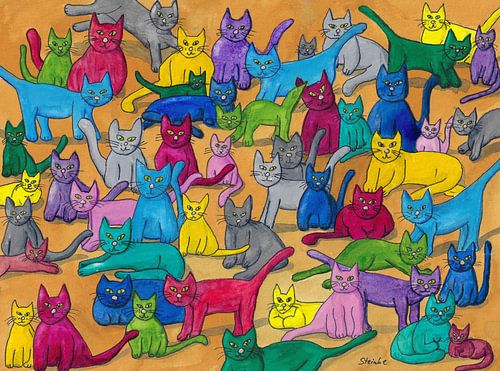 Veel katten