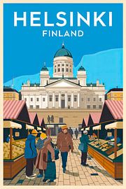 Helsinki, Finlande. sur Poster Art Shop
