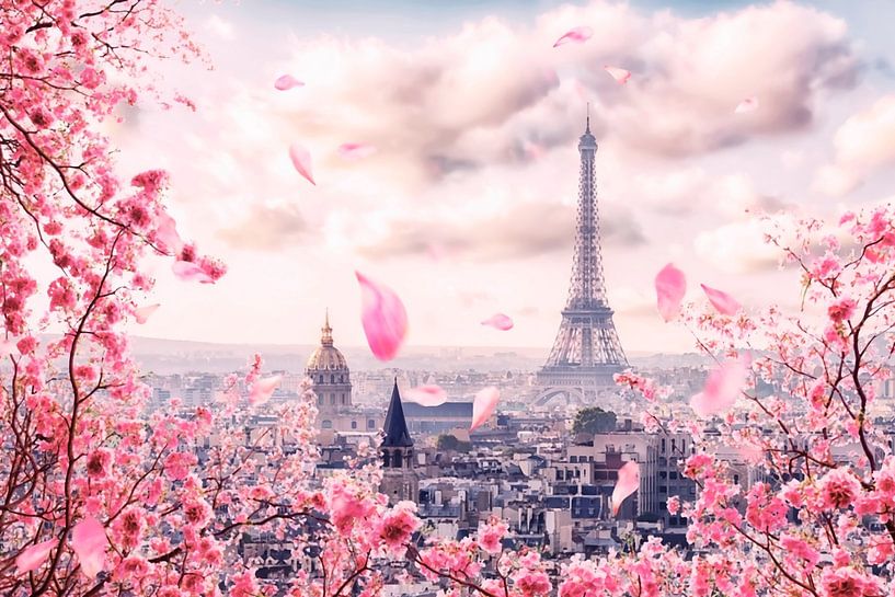 Paris en rose par Manjik Pictures