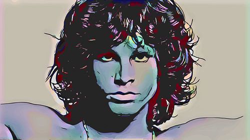 Jim Morrison by The Art Kroep