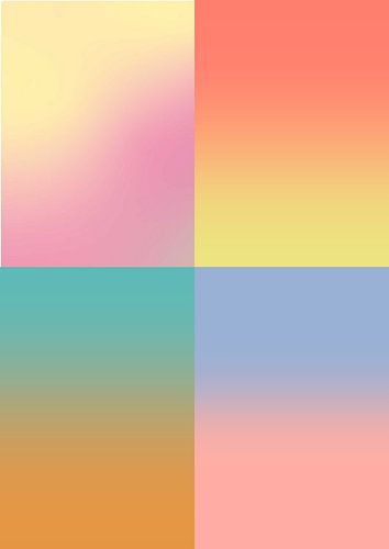 Superposition d'explosion de couleurs, art contemporain.